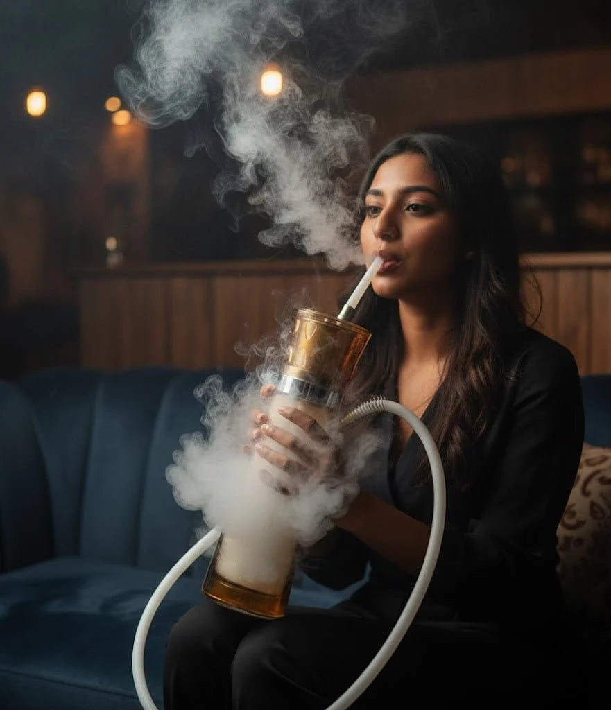 شيشة أرجيلة صغيرة محمولة – مثالية لأمسيات مباريات كرة القدم والتجمعات الخارجية
