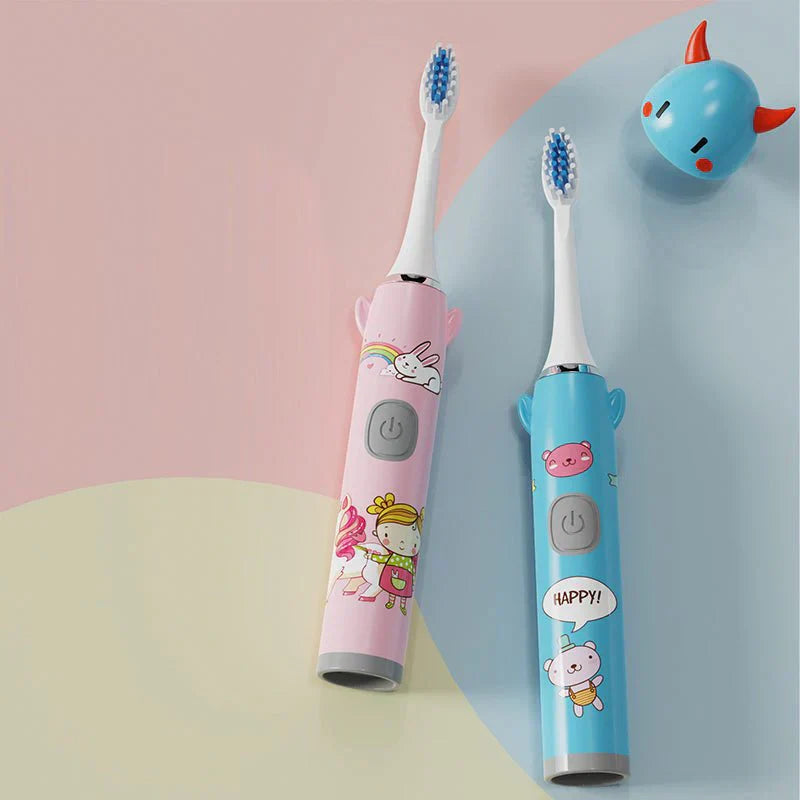 Children's Cartoon Electric Toothbrush for Kids | Soft Bristle Rechargeable Toothbrush